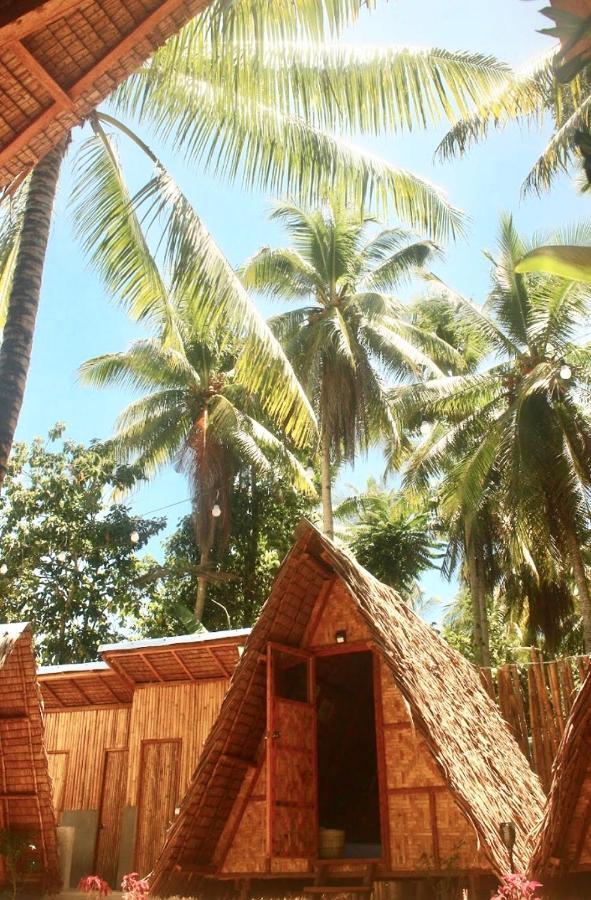 "Triangle Hut" Camp Fuego Siargao Catangnan Exterior photo